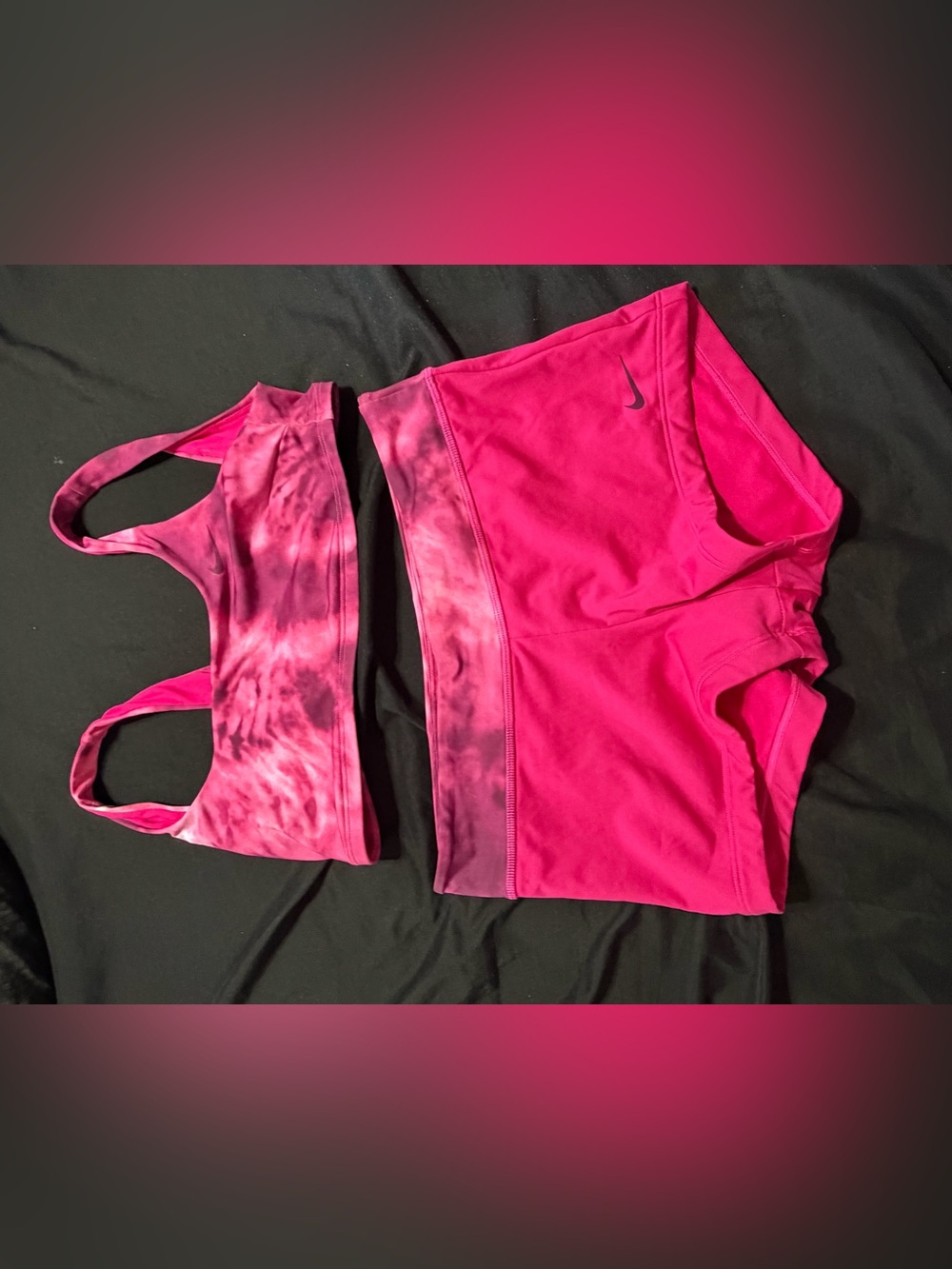 Nike Pink Tie-Dye Swim Bikini Set